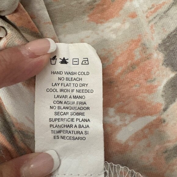 R and M Richards Dress Womens Size 14 Empire Waist Stretchy Sleeveless Sparkle - Picture 8 of 10